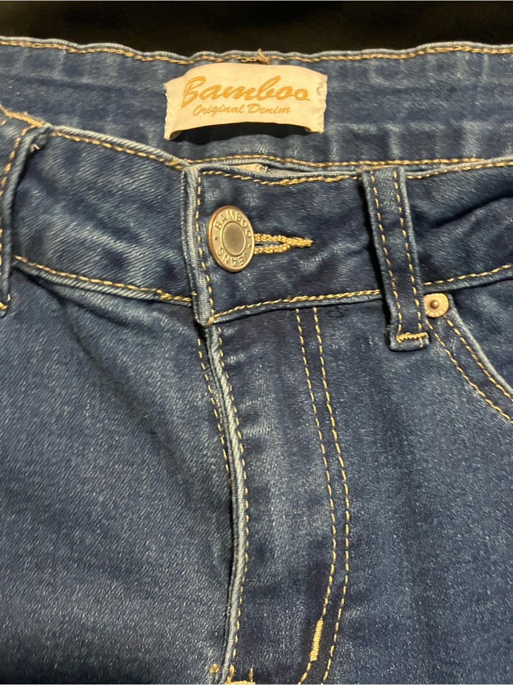 Embroidered Bamboo jeans